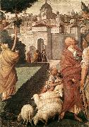 FERRARI, Gaudenzio The Annunciation to Joachim and Anna dfg painting